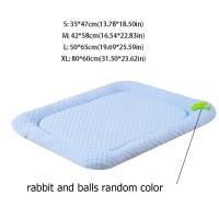 Cojín para asiento de mascota, estera fresca para perro, cama suave transpirable para perro, bonito nido para gato, refrigeración - details 0