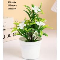 Plantas artificiales en maceta Multicolor Morning Glory, simulación Natural de plástico, accesorios para fotos en maceta, bonsái de imitación elegante - details 10