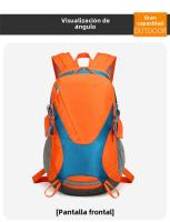 Mochila trekking 40l mujer mochila de senderismo al aire libre - details 29
