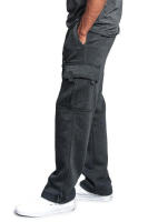 Pantalones deportivos sueltos para hombre, pantalones casuales con encaje, cintura elástica, bolsillo, color sólido - details 12