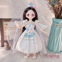 Muñecas de Ojos de Anime para niños y niñas, Cara de cómic articulada con bolas, vestidos, ropa, vestido, 30cm, 1/6 - details 18