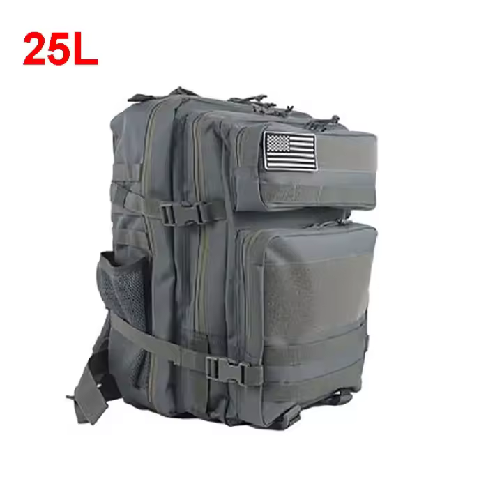 25L Camping senderismo mochila bolsa táctica parches viaje hombres mujeres hombres al aire libre mochila hombro viaje gimnasio paquete - 1