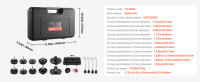 SucceBuy Kit de purga principal de frenos, 12 piezas, juego de adaptadores de purga de frenos profesional con mango, duradero para llenado de líquido de frenos, se adapta a la mayoría de los vehículos - details 6