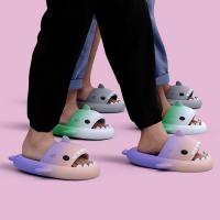 Zapatillas de sandía para hombre y mujer, chanclas planas informales con dibujos animados de tiburón Eva, Chanclas de playa, novedad de verano - details 52