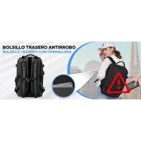 Mochila de cabina de avión Ryanair para hombres y mujeres, equipo de mano, 40x20x25cm, 14 pulgadas - details 1