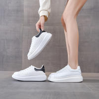 Zapatos blancos pequeños para hombre, informales, suela gruesa de primavera y otoño - details 3