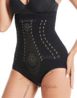 Flarixa bragas sin costuras para mujer, bragas de Control de barriga de cintura alta, ropa interior adelgazante posparto, levantador de glúteos, moldeador de cuerpo - details 7