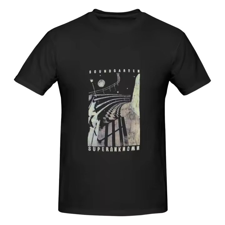 Soundgarden-Camiseta de algodón para hombre y mujer, camisa con brillo para escalera - 1