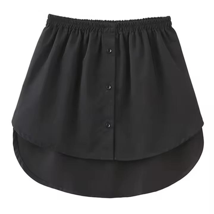 Blusa de Moda para Mujer Extensor de Borde con Falda Inferior Desmontable Patrón Plano - 1