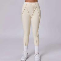 Body de yoga sin costuras para mujer, cintura alta deportiva para mujer, color melocotón, pantalones de entrenamiento para correr, entrenamiento, gimnasio - details 6