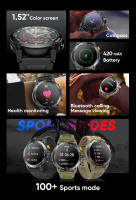 Reloj inteligente para hombres, pulsera deportiva de alta pantalla a color al aire libre, a prueba de agua IP68, 1,52 - details 0