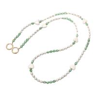 Bolso bandolera con cadena para teléfono con parche de cuentas, cadena antipérdida, correa cruzada para teléfono móvil, dulce corazón de amor, correas para el cuello para teléfono - details 3