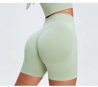 Pantalones de Yoga sin Costuras de Cintura Alta Pantalones de Sudor de Melocotón Multicolor Secado Rápido para Mujeres - details 11