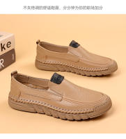 Nuevos zapatos casuales de cabeza redonda para hombres de cuero para hombres, mocasines, zapatos para hombres - details 16
