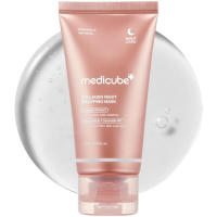Hot medicube Overnight Wrapping Peel Off Paquete de mascarilla facial Elasticidad La hidratación reduce la flacidez y la opacidad Colágeno hidrolizado para - details 0
