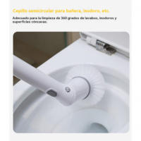 Cepillo de limpieza doméstico motorizado sin cable mango largo cepillo de limpieza telescópico sin dobleces fregona giratoria automática - details 11