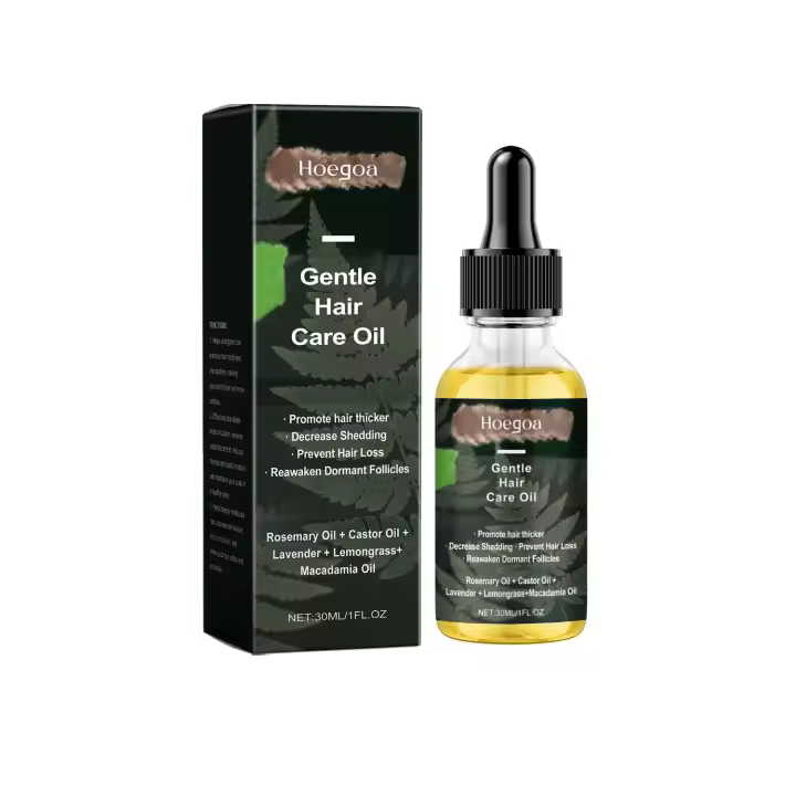 Esencia nutritiva de aceite esencial de romero HOEGOA para un cuidado del cuero cabelludo brillante y flexible - 1