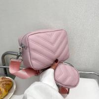 Bolso cruzado con correa ancha para el hombro, bolso de mujer de un solo hombro a la moda, costura conveniente para dar cambio y bolsa de dinero - details 6