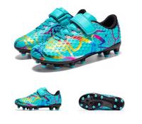 Zapatos de fútbol profesionales AG/FG para niños, malla antideslizante para Campus roto/corto TF para primavera y otoño, partido de uñas largas/cortas - details 3