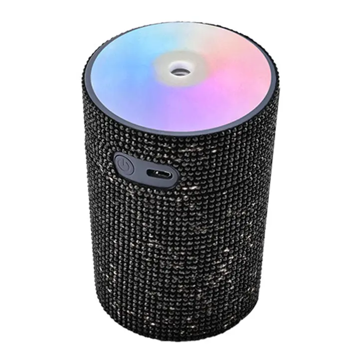 Humidificador de Coche con Diamantes de Imitación con Luz LED Aromatizador de Hogar, Cocina, Oficina con Accesorios de Coche - 1