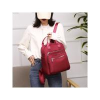 Mochila De Viaje Informal Para Mujer, Bolso De Hombro Oxford Impermeable, Bolso De Mano De Gran Capacidad, Monedero Negro, - details 16