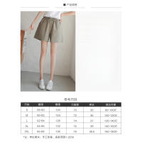 Verano nuevo algodón suelto crepé de gran tamaño de las mujeres pantalones cortos deportivos y de ocio de las mujeres pantalones anchos. - details 0