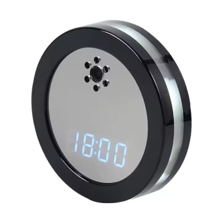 Cámara de Reloj Inalámbrico WIFI Visión Nocturna Audio Bimodal 2MP Ideal para Sitio de Bebé - 1