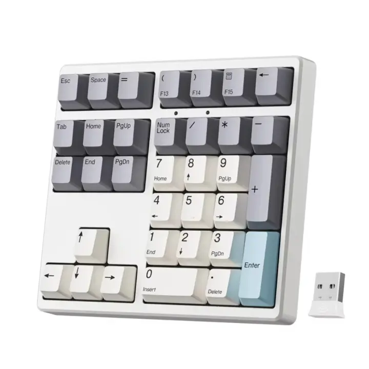 Teclado Mecánico Magicforce MF34, Teclado Numérico Inalámbrico Con 2 Modos (USB/2.4G), 34 Teclas, Tapas De Teclas PBT, Sistema Hot Swap, Personalizable. Ideal como regalo para oficina. - 1