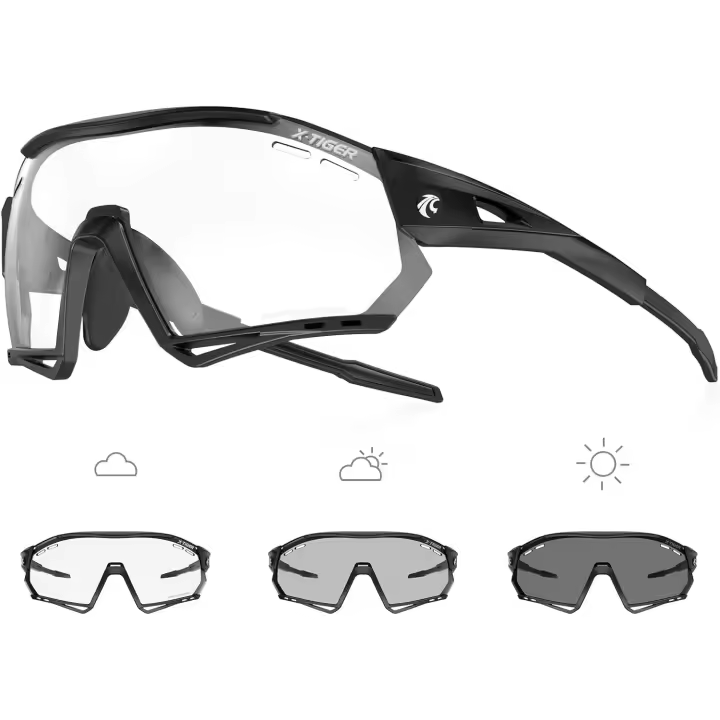Gafas Ciclismo Hombre Fotocromáticas Con TR90 Gafas MTB Con Running Deportes al Aire Libre - 1