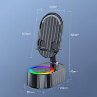 Altavoz Bluetooth de inducción inteligente 3 en 1, soporte de teléfono ajustable, Sonido Envolvente 9D, Banco de energía portátil para teléfonos, dispositivos de tableta - details 7