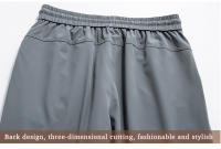 LNGXO Pantalones de Verano de Secado Rápido Impermeables, Elásticos, Ideales para Jogging, Senderismo, Acampar, Escalar - details 21