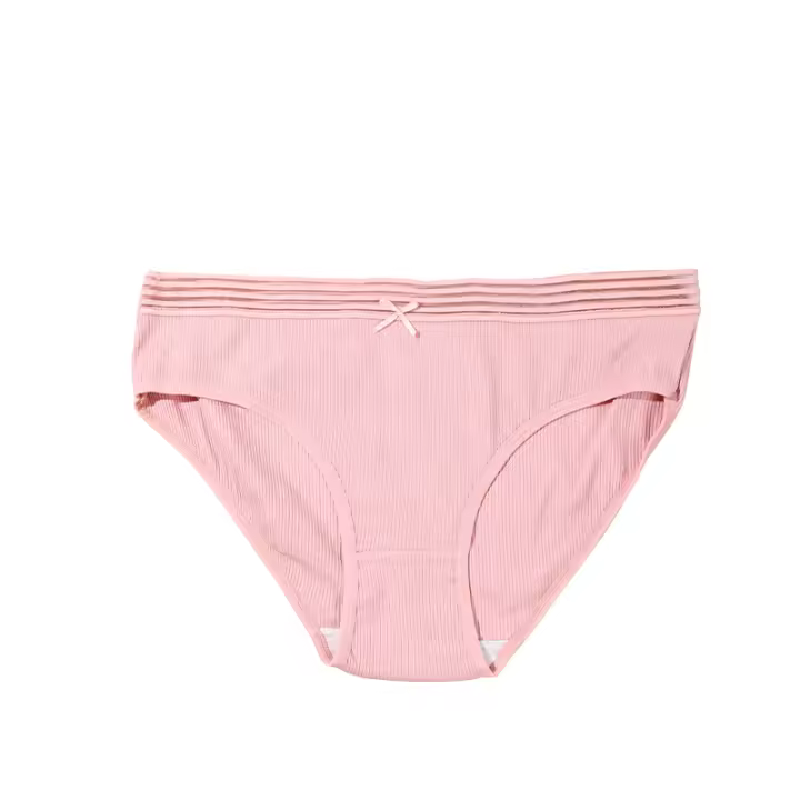 Braguitas Puntilla para Mujer Ropa Interior de Algodón Acanalado de Alta Calidad y Suavidad - 1