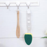 Cepillo de Limpieza para Cocina con Mango Largo y Recargable Dispensador de Jabón Herramienta de Lavado de Platos con Esponja Automática - details 7