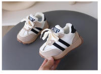 Primavera y otoño nuevo para niños pequeños, zapatos informales impermeables con superficie de cuero para hombres, zapatos Treasure Forrest Gump, suela suave antideslizante - details 10