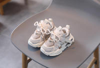 Zapatos deportivos casuales de cuero para niños y niñas, zapatillas de deporte de malla, transpirables, suela suave - details 14