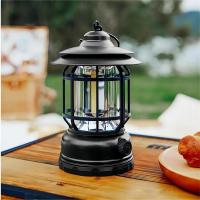 Linterna de caballo Retro recargable, luz LED multifuncional para acampar al aire libre, iluminación de tienda de viaje al aire libre, Luz Portátil - details 0
