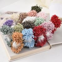Pistil Artificial con gotas de agua de 6CM, accesorios de plástico para hacer flores, melocotón, albaricoque, flor de melocotón, 400 piezas - details 0