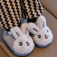 Suaves Zapatillas de Piel de Conejo para Invierno Piso Antideslizante, Moda Caliente para Niños y Niñas - details 14
