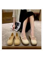 Mary Jane zapatos de las mujeres de suela plana solo zapatos verano 2025 nuevos dos desgaste un pedal con falda suave zapatos pequeños de cuero - details 16
