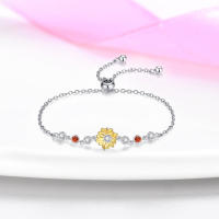 Collar circular simple de plata de ley 925 clásico original para mujer, compatible con cuentas originales, joyería de cumpleaños y boda - details 2