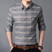 Camisa de Cuadros para Hombres Tallas Grandes 5XL 6XL 7XL Manga Larga Moda Otoño Negocios Casual Oficina - details 5