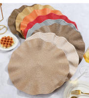 Juego de 6 Manteles de Mesa Redondos con Diseño Tejido Resistentes al Calor, Lavables, Antideslizantes para Mesa de Comedor - details 9
