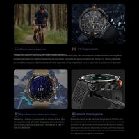 El Smart Watch militar para los hombres responde/hace la llamada, reloj elegante con el compás de la linterna del LED - details 3