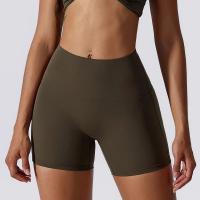 Pantalones cortos de yoga color carne de secado rápido, pantalones cortos para correr y fitness para levantamiento de cadera, leggings deportivos ajustados de cintura alta - details 3