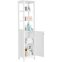 Armario de Baño de Madera Organizador de Almacenamiento con Estante 50x30x92,5cm - details 7