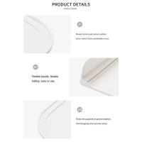 Nuevo estante plegable de pared sin perforaciones, montado en la pared, estante flotante de plástico para el hogar y el baño, soporte. - details 13