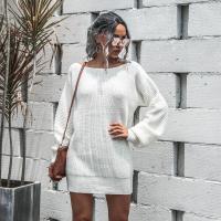 Vestido de ganchillo para mujer, corte holgado, un hombro, moda Otoño-Invierno 2025 - details 4