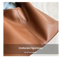 Bolso de hombro grande y ligero a la moda, bolso de mano de PU para mujer, niño y madre de alto sentido - details 1