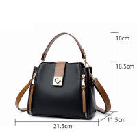 Bolso de hombro pequeño para mujer, bolso cruzado de cuero de PU de diseñador, bolso informal de color sólido - details 21