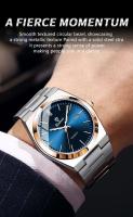 Reloj de Lujo para Hombres UTHAI Automático, Correa de Cuero, Resistente al Agua, Luminoso, Calendario, Regalo - details 4